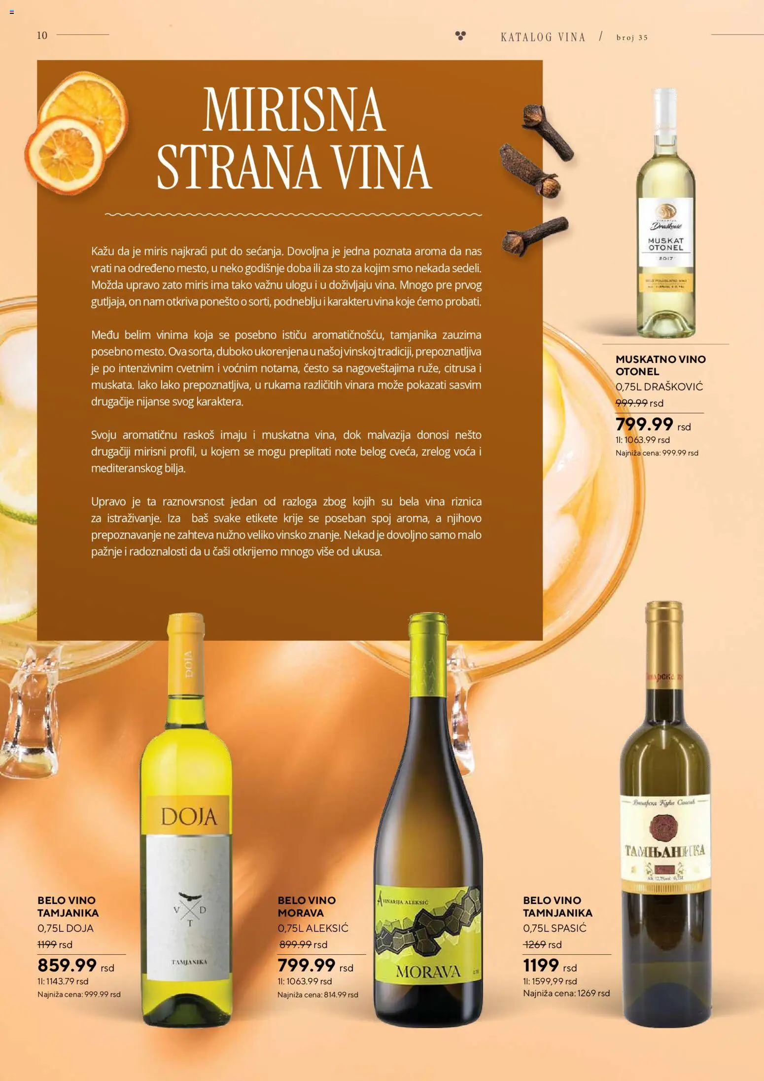 Idea katalog - važi od 26.10.2026 | Strana: 10 | Proizvode: Sto, Miris, Belo vino, Vino