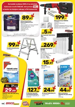 Pogląd oferty "Brico Marché gazetka" - ważna od 01.07.2026 | Strona: 11 | Produkty: Młotowiertarka, Walizka, Drabina