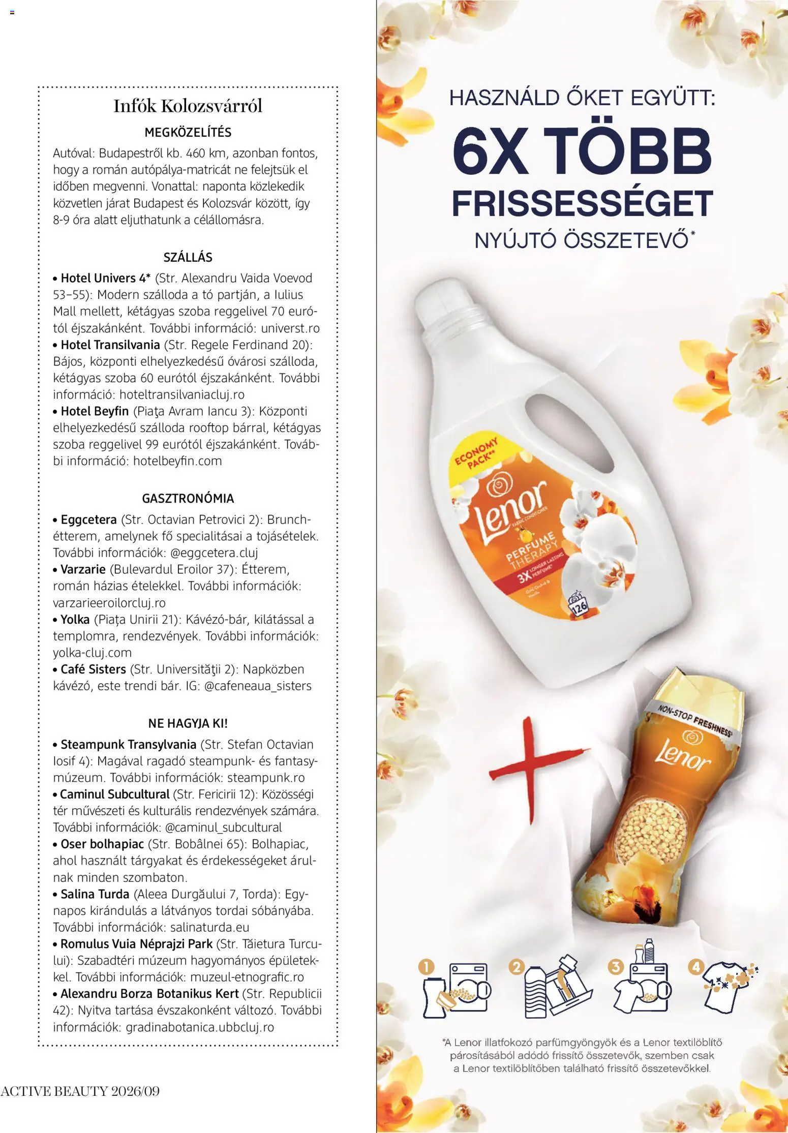 DM Drogerie Markt akciós ujság - amely érvényes a következő dátumtól: 2026.09.17. | Oldal: 87 | Termékek: Lenor, Óra