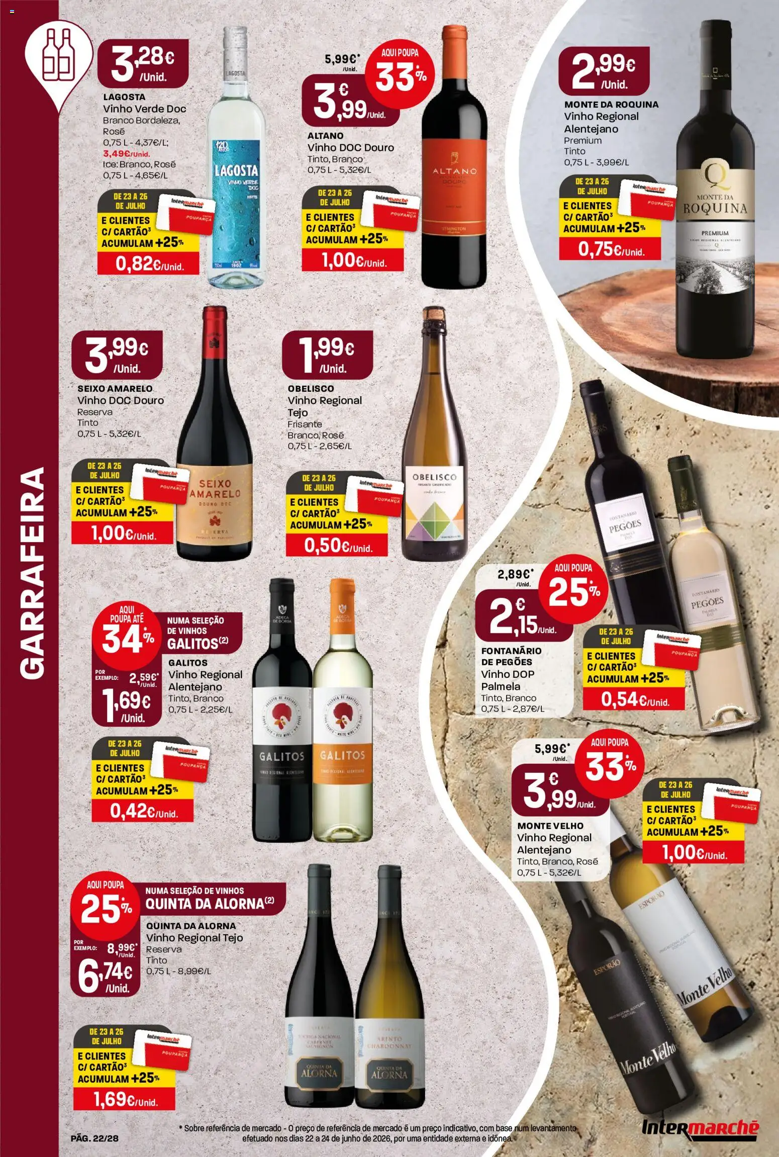 Intermarché Folheto Contact │ válido de 23/07/2026 | Página: 22 | Produtos: Lagosta, Base, Vinho