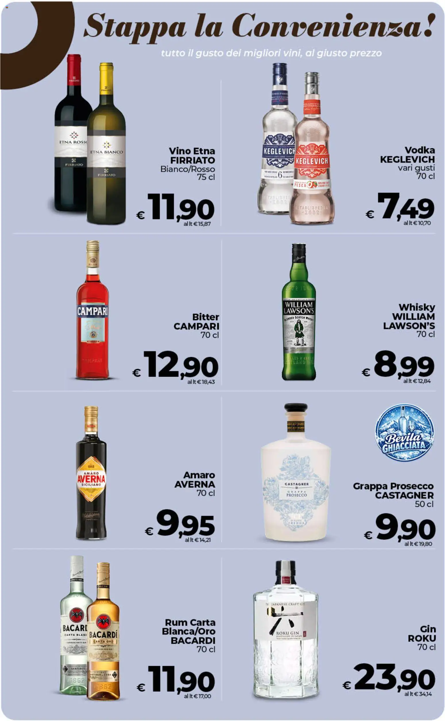 Volantino Ipercoop del 18.06.2026 | Pagina: 39 | Prodotti: Vodka, Prosecco, Whisky, Rum