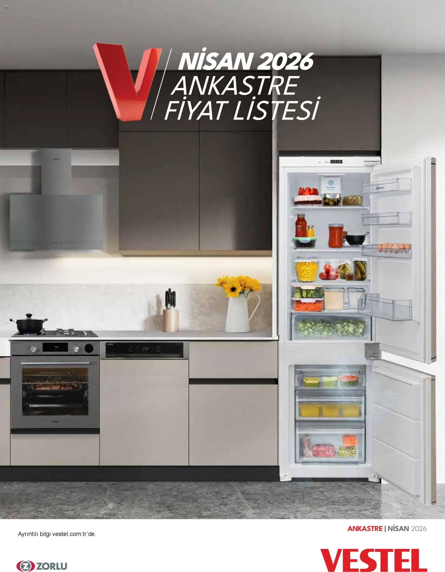 Vestel - Ankastre Ürünler - 03.04.2026 tarihinden itibaren geçerlidir | Sayfa: 1