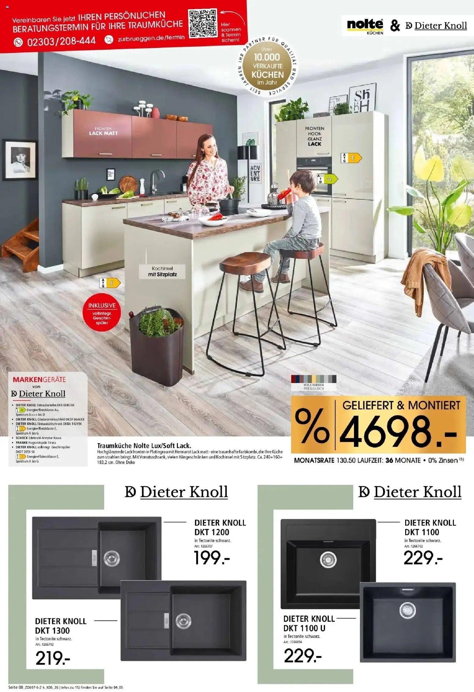 Zurbrüggen Küchen für ihr Zuhause Unna – gültig ab 25.07.2026 | Seite: 8 | Produkte: Geschirrspüler, Küche, Kuchen