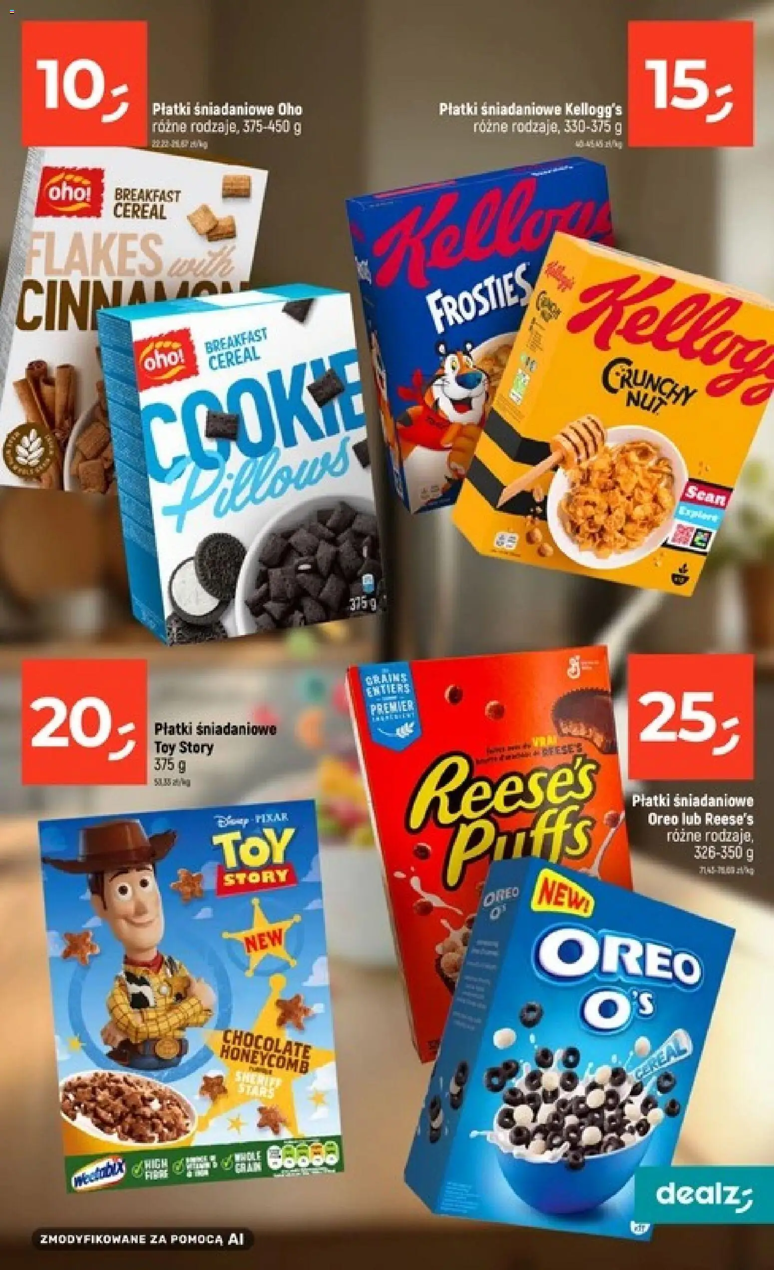 Dealz gazetka - Szkolne Mega Ceny od 06.08.2026 | Strona: 27 | Produkty: Reese's, Płatki śniadaniowe, Płatki