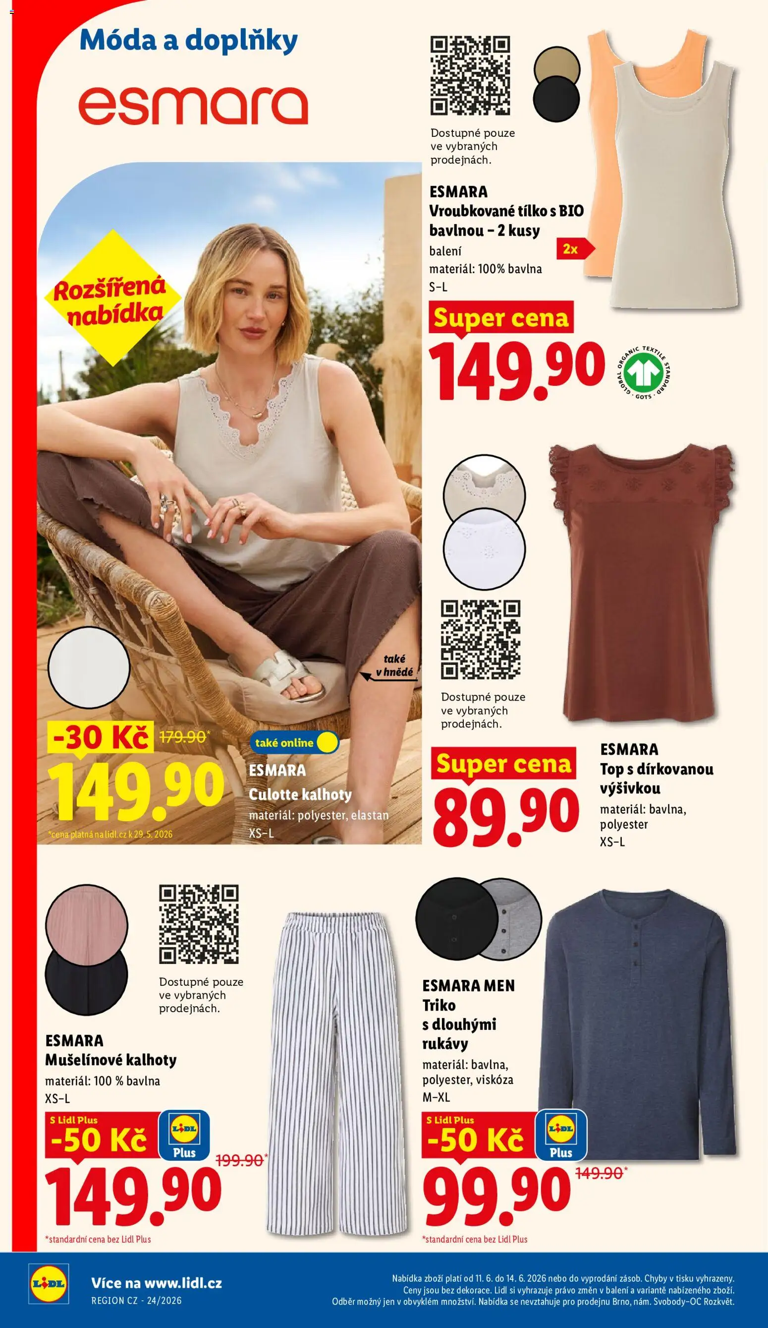 Lidl leták od 11.06.2026 | Strana: 48 | Produkty: Tílko, Kalhoty, Pants, Stan