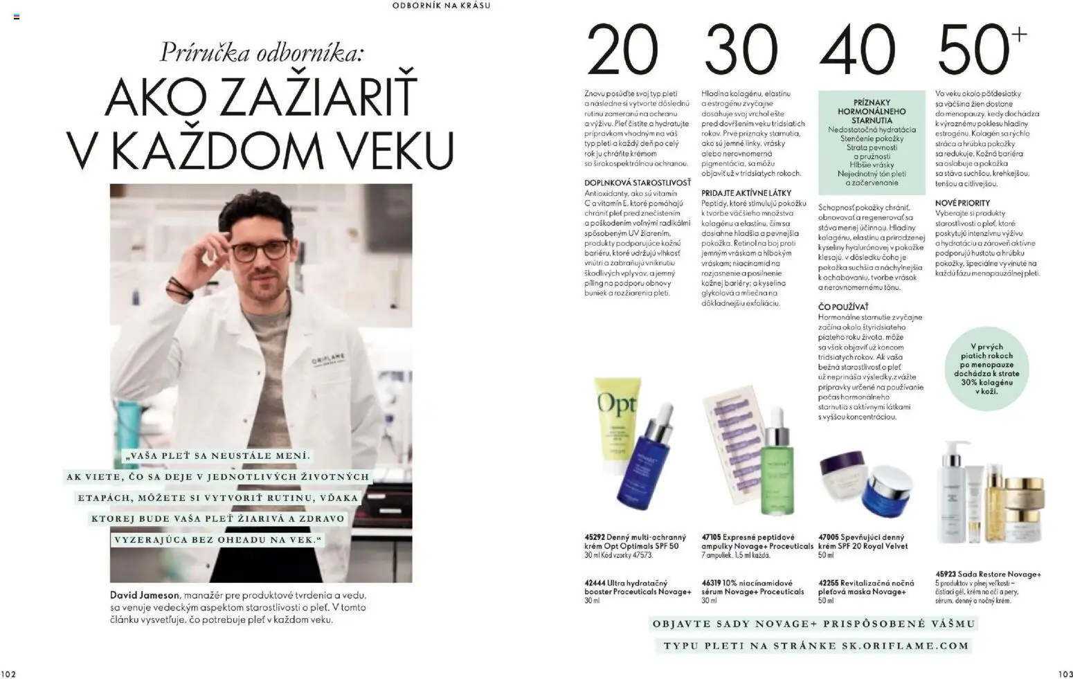 Nové Oriflame akcie – leták je platný od 11.11.2026 | Strana: 52 | Produkty: Kolagén, Maska, Krém, Šťava