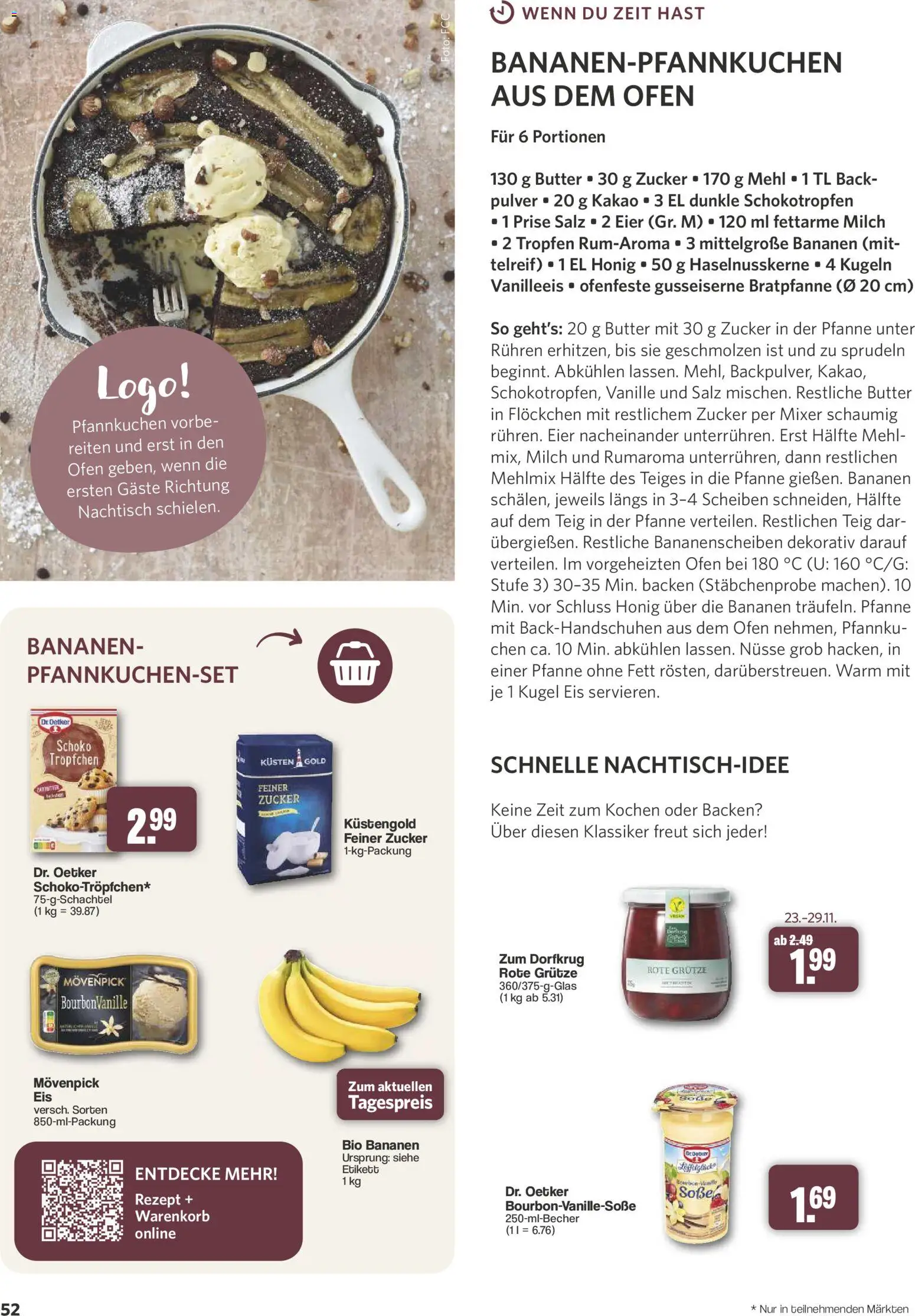 Famila Nordwest myTime November 2026 – gültig ab 26.10.2026 | Seite: 52 | Produkte: Butter, Eier, Zucker, Nüsse