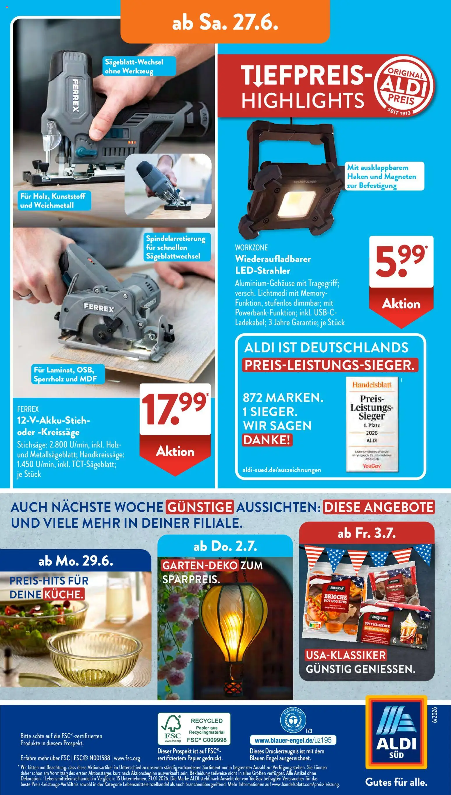 Aldi Süd Prospekt – gültig ab 22.06.2026 | Seite: 17 | Produkte: Bekleidung