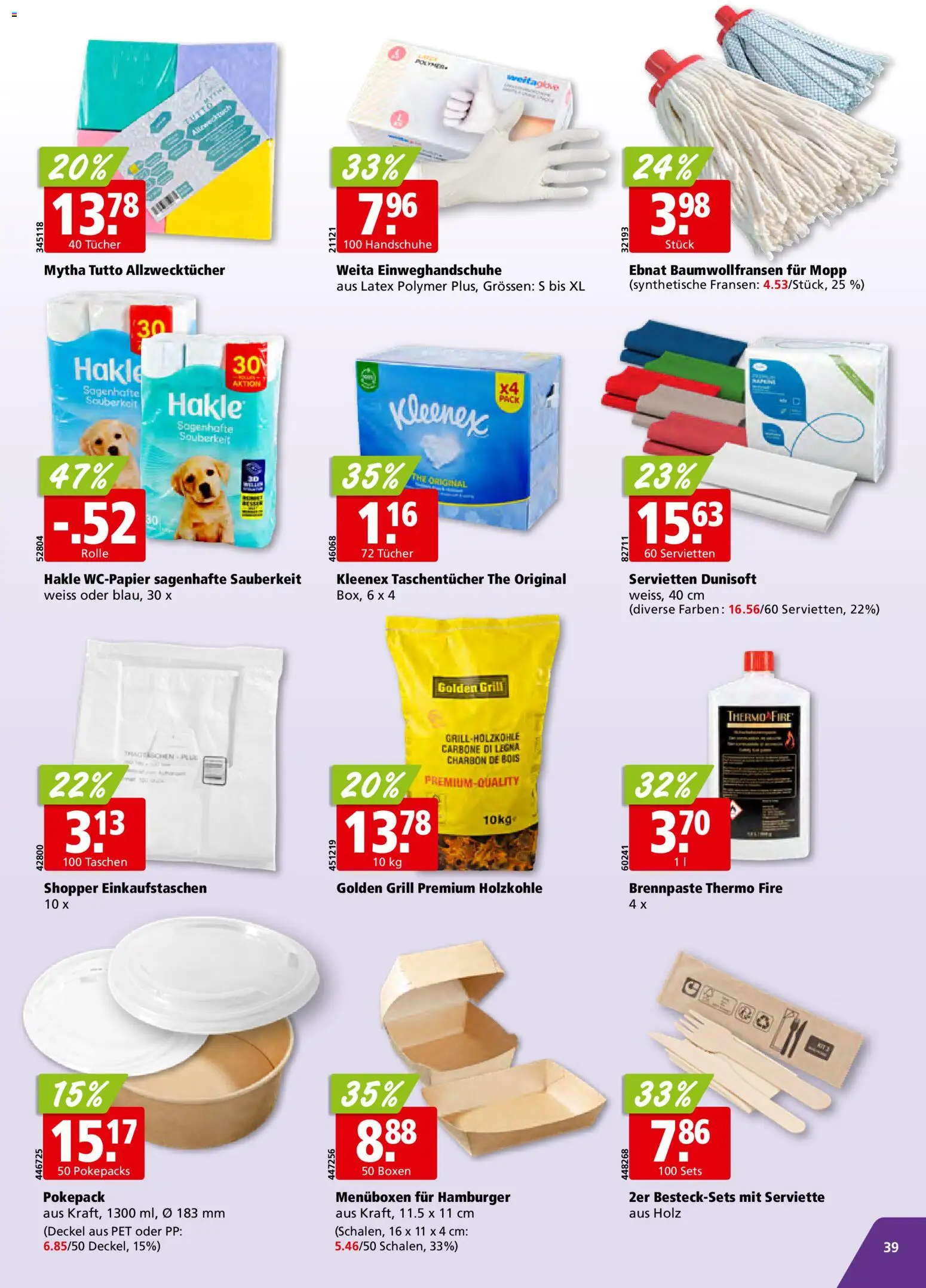 Aligro aktionen Chavannes, Matran, Genf, Sitten – gültig ab 22.06.2026 | Seite: 39 | Produkte: Bluetooth Højttalere, Handschuhe, Grill