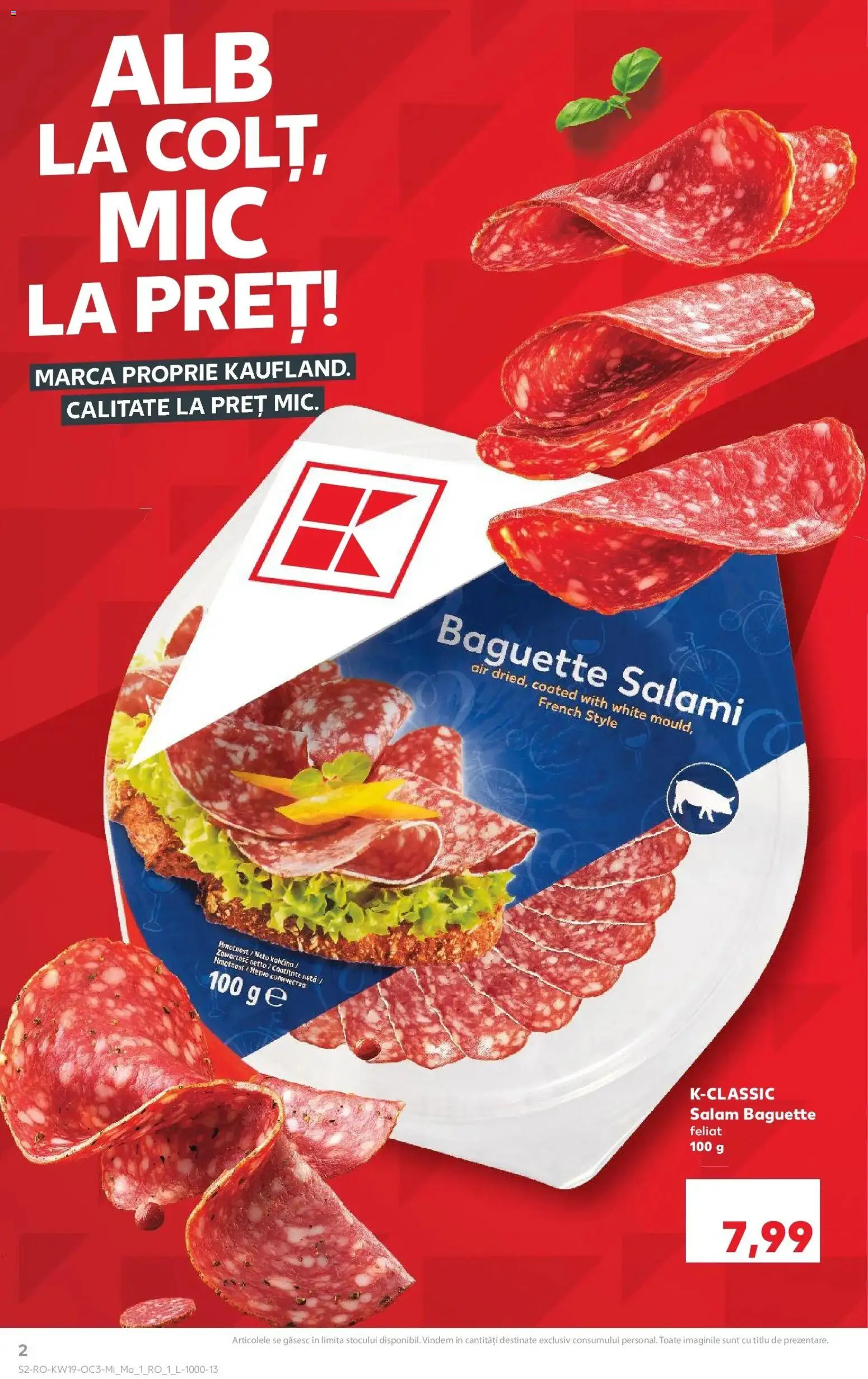Noul catalog Kaufland – valabil de la 06.05.2026 | Pagină: 2 | Produse: Delgeç, Salam