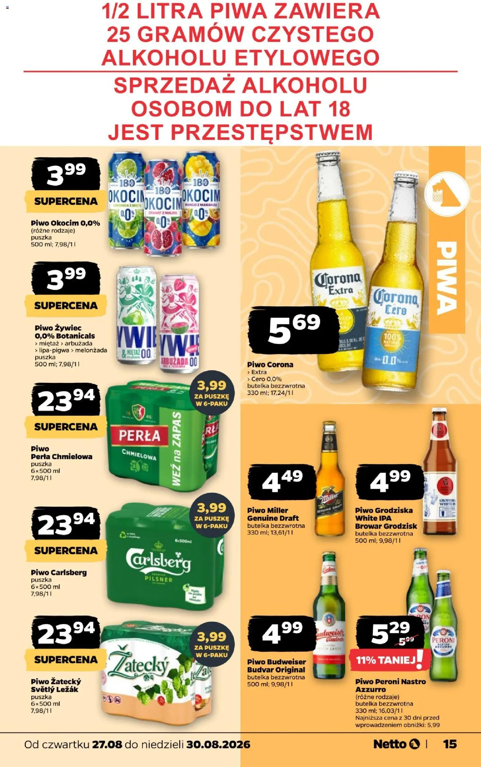 Netto gazetka od czwartku od 27.08.2026 | Strona: 15