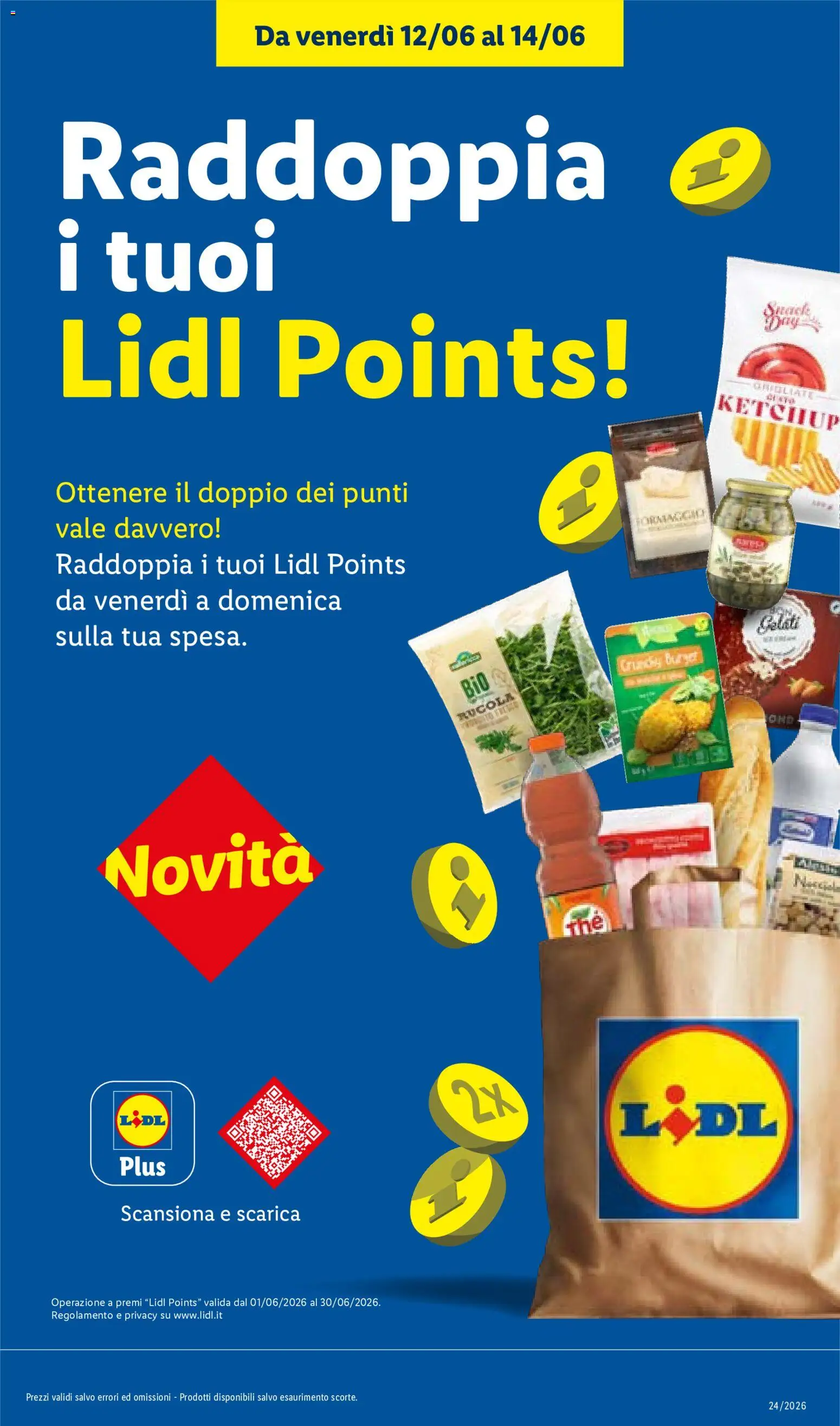 Volantino Lidl del 11.06.2026 | Pagina: 21 | Prodotti: Rucola, Ketchup, Formaggio, The