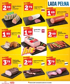 Pogląd oferty "Topaz gazetka" - ważna od 25.06.2026 | Strona: 20 | Produkty: Kiełbasa, Kurczak, Kiełbaski, Salami