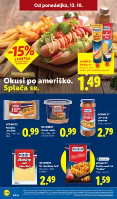 Lidl katalog akcije – veljaven od 08.10.2026 | Stran: 50 | Izdelki: Hrenovke, Kos, Gorčica, Cebula