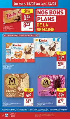 Aldi - Prévisualisation de MAGNUM® 4 BÂTONNETS UTOPIA DOUBLE CERISE, 4 bâtonnets utopia double cerise. Le produit de 284 g. valide à partir de 18/08/2026 | Page: 12
