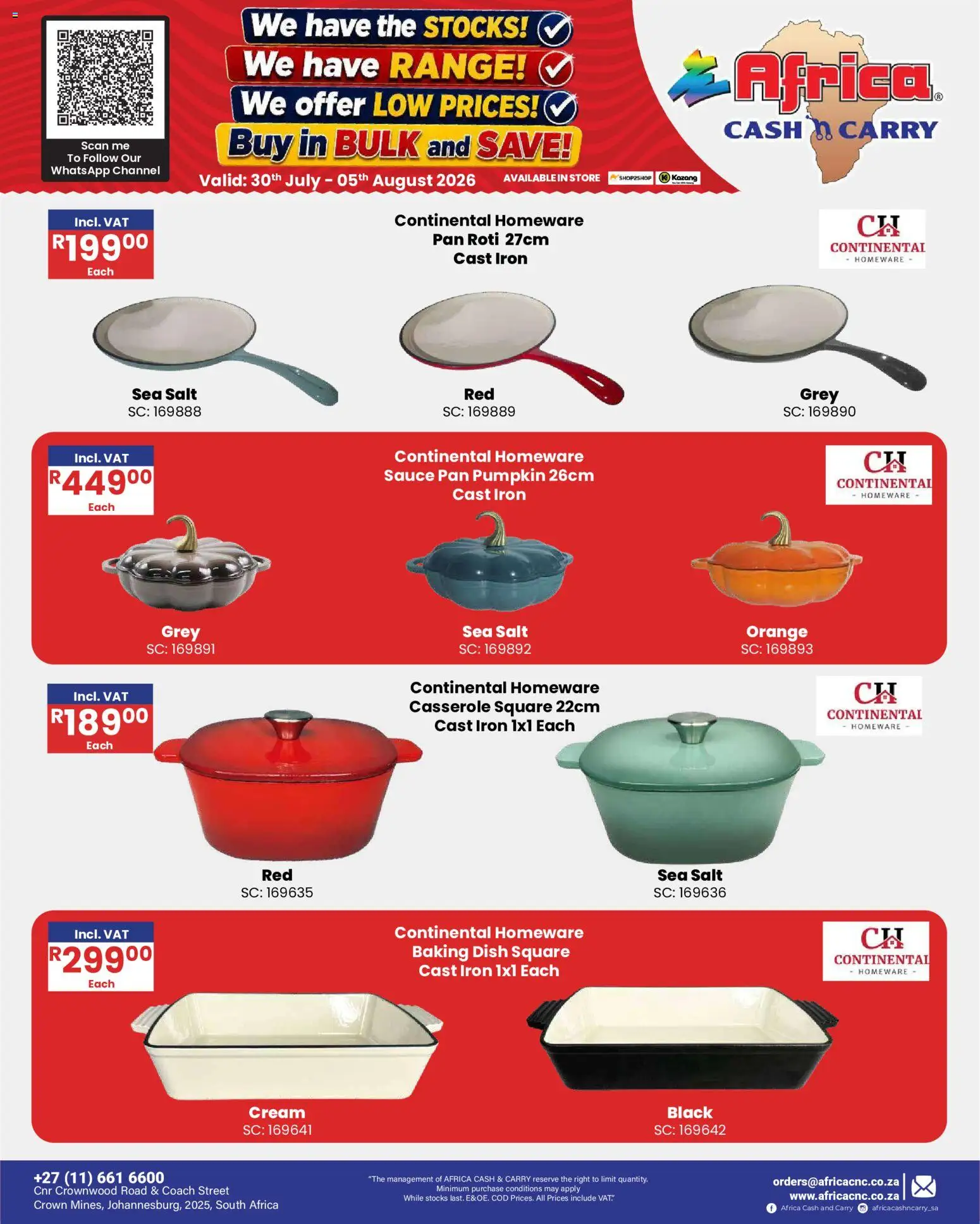 New Africa Cash & Carry catalogue – valid from 30/07/2026 | Page: 47