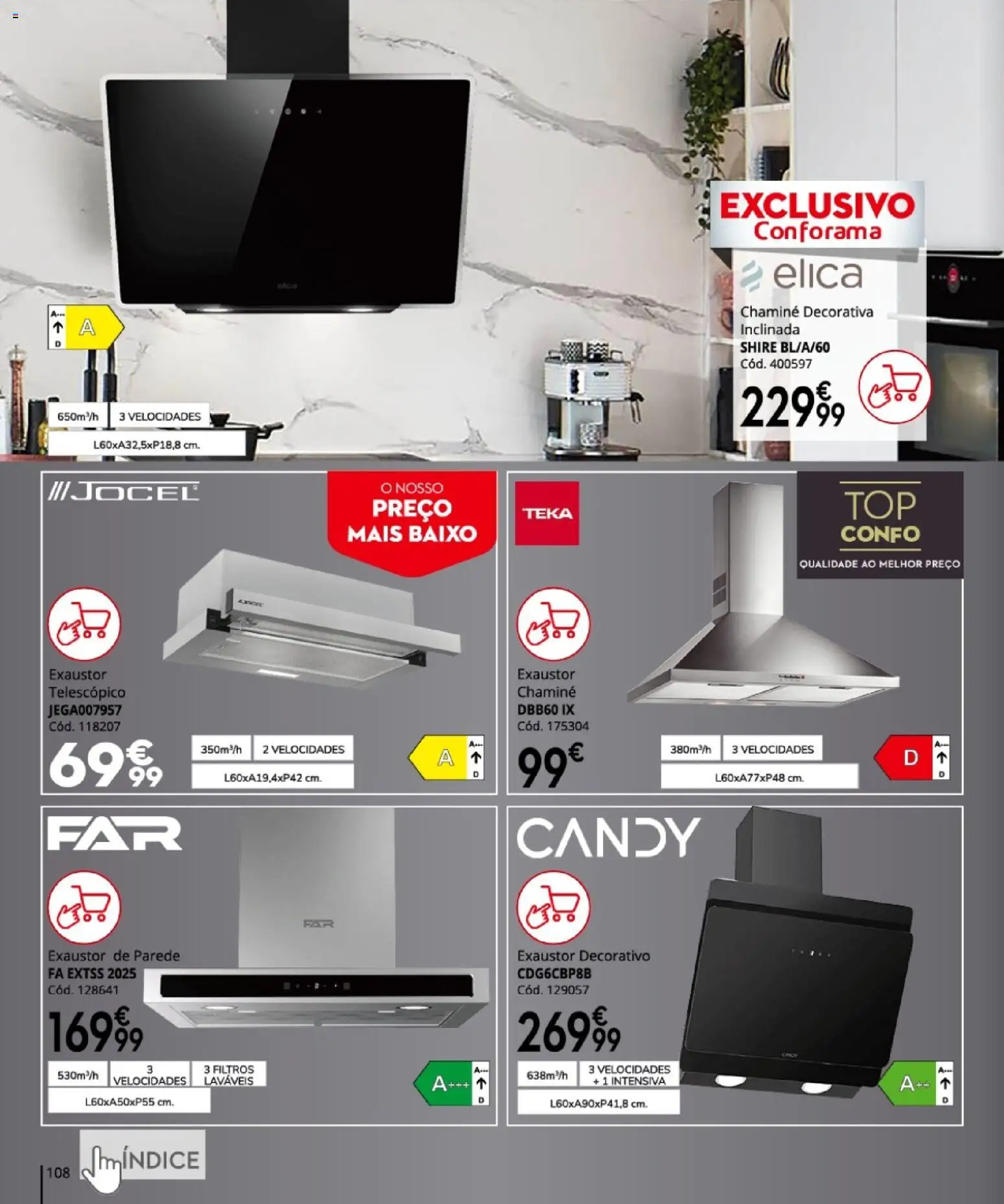 Conforama folheto │ válido de 16.04.2026 | Página: 108 | Produtos: Exaustor