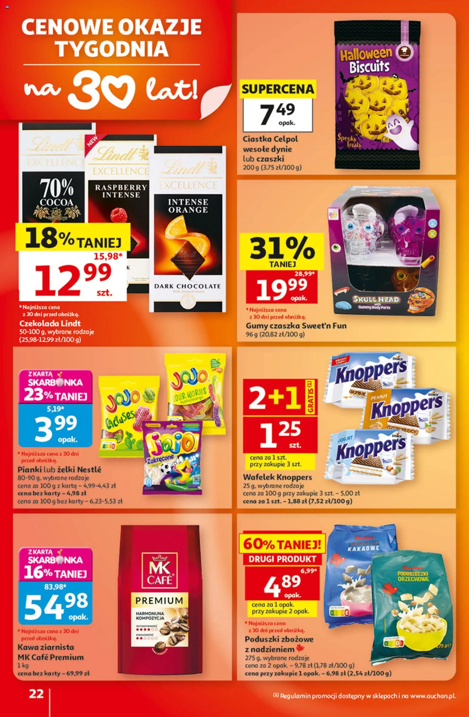 Auchan gazetka - 30 Lat Hipermarket od 17.09.2026 | Strona: 22