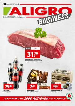 Aligro aktionen Business Chavannes, Matran, Genf, Sitten ab 03.08.2026 gültig