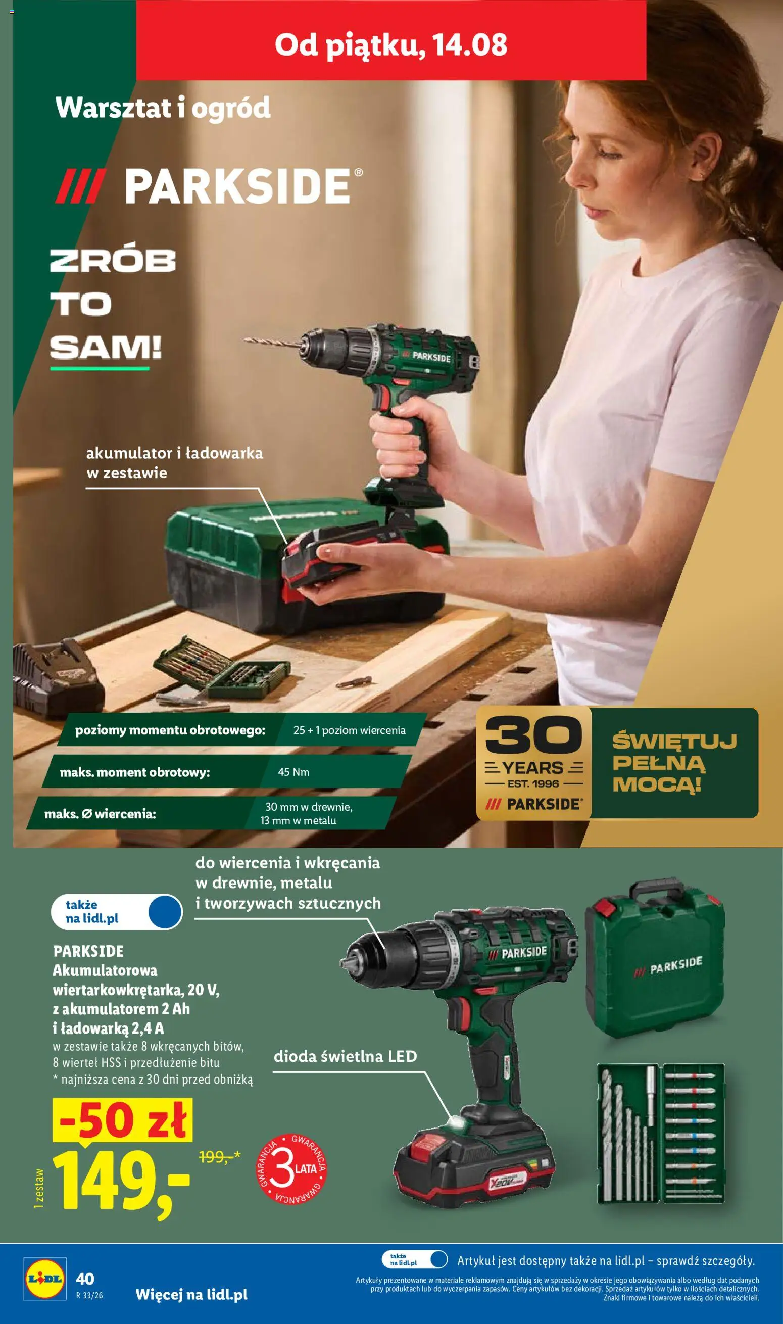 Lidl Katalog od 10.08.2026 | Strona: 50