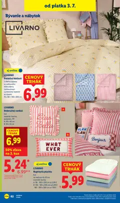 Lidl leták platný od 29.06.2026 | Strana: 90 | Produkty: Matrace, Nábytok, Plachta, Vankúš