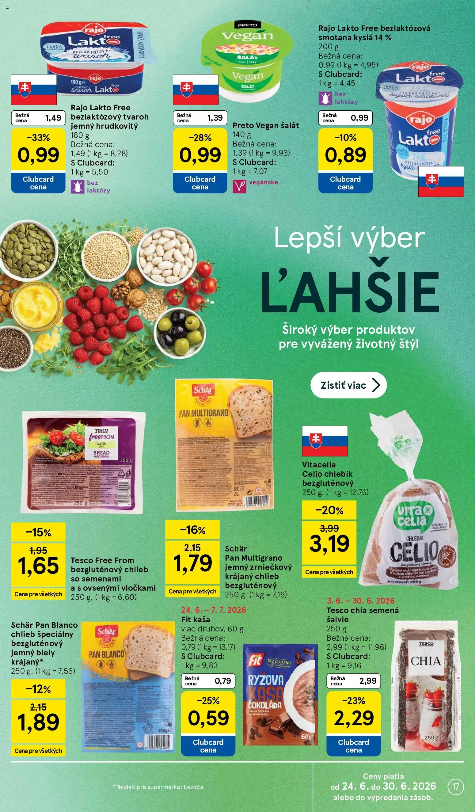 Nové Tesco akcie – leták je platný od 24.06.2026 | Strana: 17