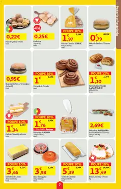 Pré-visualização Auchan folheto válido de 09/07/2026 | Página: 7 | Produtos: Bolo, Almofada, Queijo, Pão