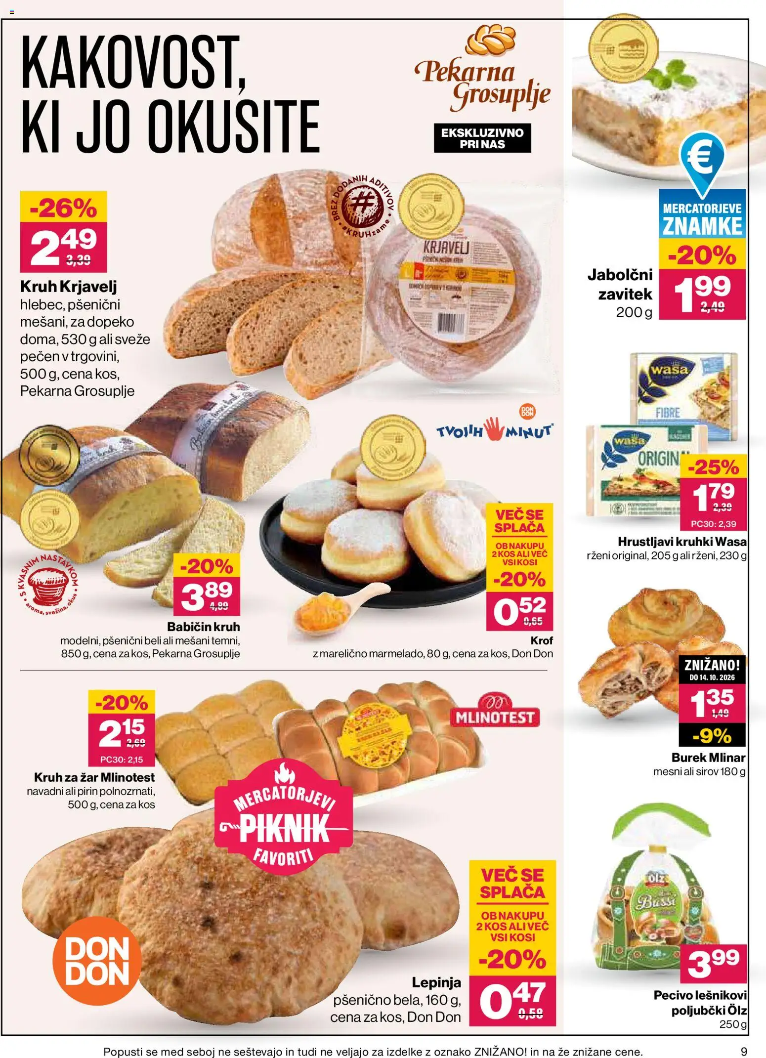 Novi Mercator katalog ponudbe – veljaven od 23.07.2026 | Stran: 9
