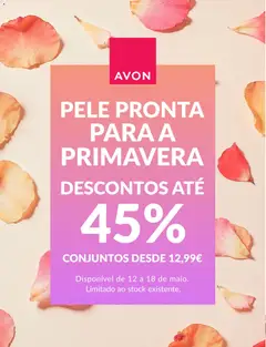 Pré-visualização Catálogo AVON Campanha Pele pronta para primavera válido de 12.05.2026