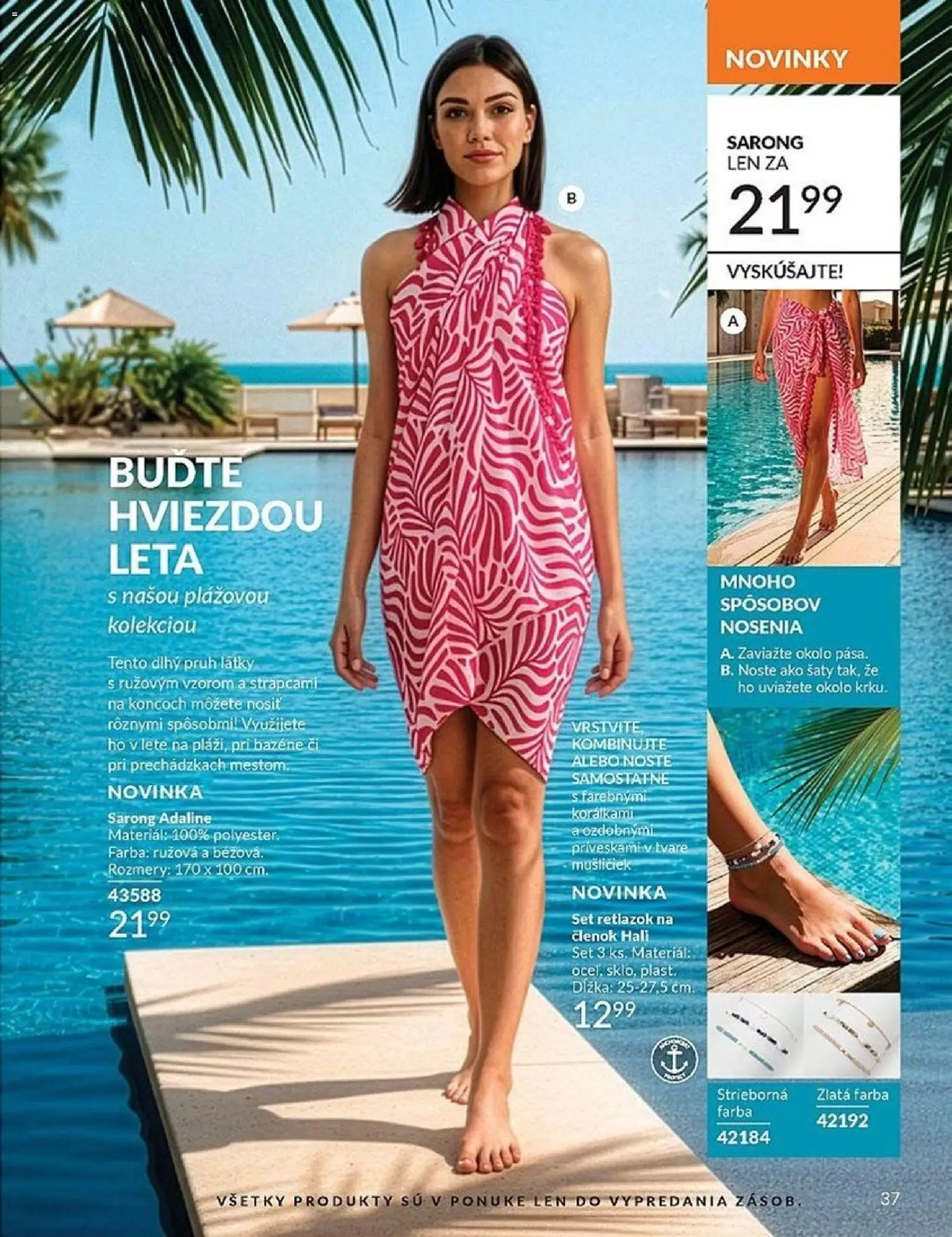 Nové Avon akcie – leták je platný od 01.06.2026 | Strana: 37 | Produkty: Šaty