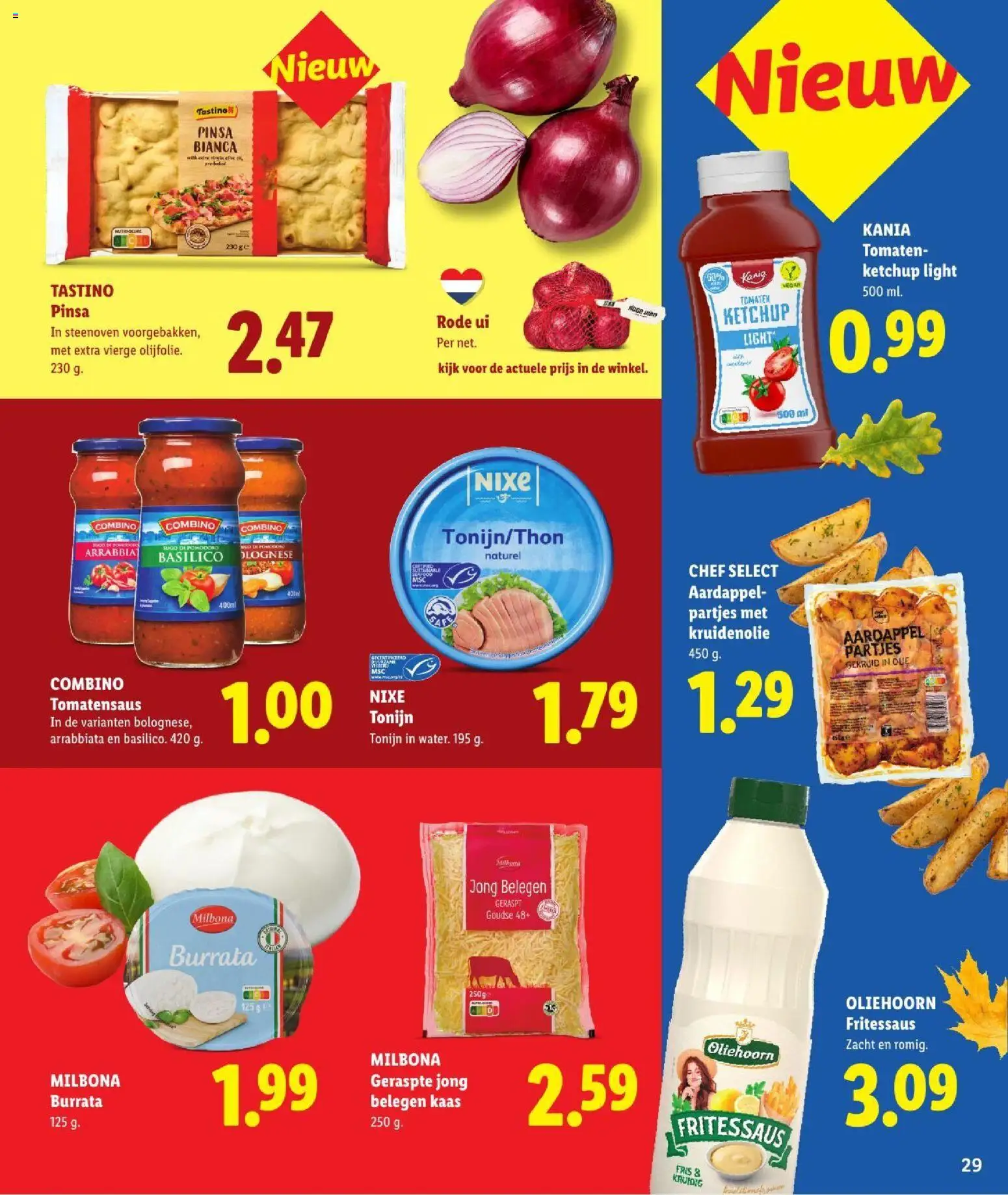{H1} | Pagina: 29 | Producten: Aardappel, Tomaten, Tonijn, Burrata