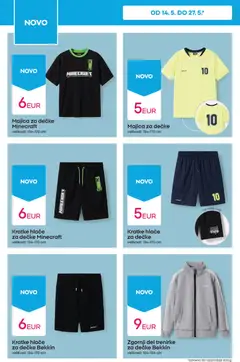 Pepco katalog akcije – veljaven od 21.05.2026 | Stran: 12 | Izdelki: Majica, Hlace, Kratke hlace