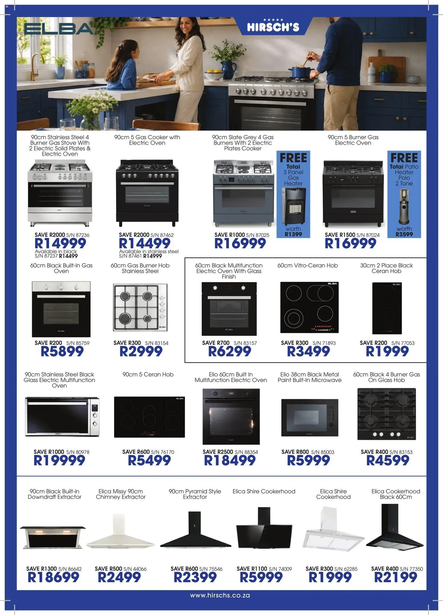 New Hirsch's catalogue – valid from 23/06/2026 | Page: 32 | Products: Oven, Stove, Cooker, Gas stove
