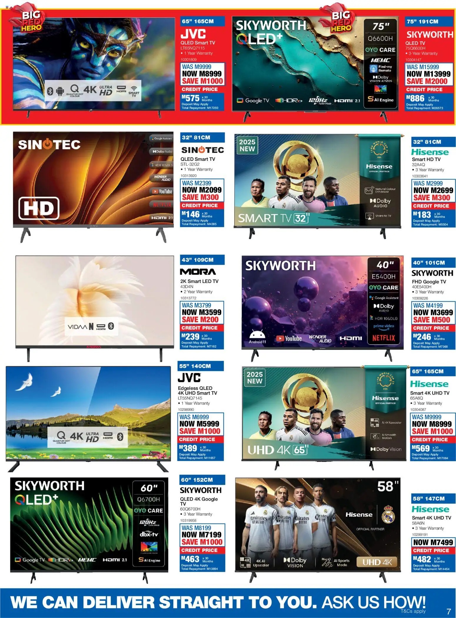 New OK Furniture catalogue – valid from 18.05.2026 | Page: 7 | Products: Audio, TV, Butter, Remote