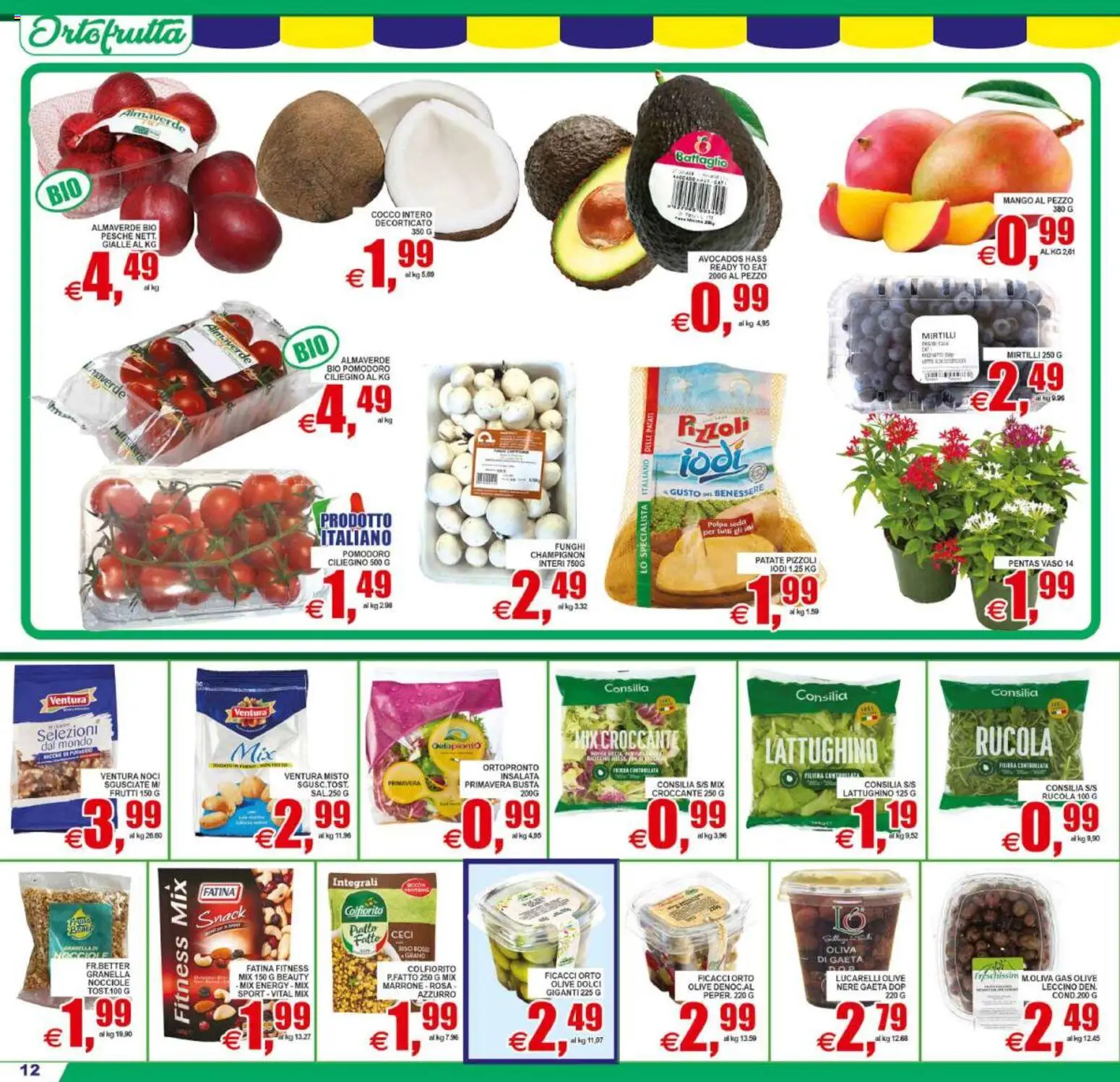 Volantino Pewex del 01/07/2026 | Pagina: 12 | Prodotti: Insalata, Olive, Noci, Nocciole