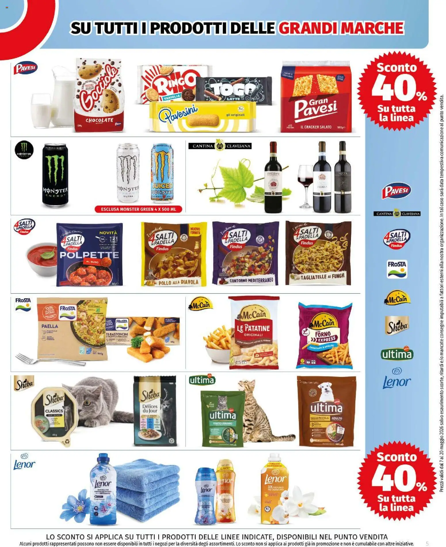 Volantino COOP del 07.05.2026 | Pagina: 5 | Prodotti: Pollo, Tagliatelle, Patatine, Data