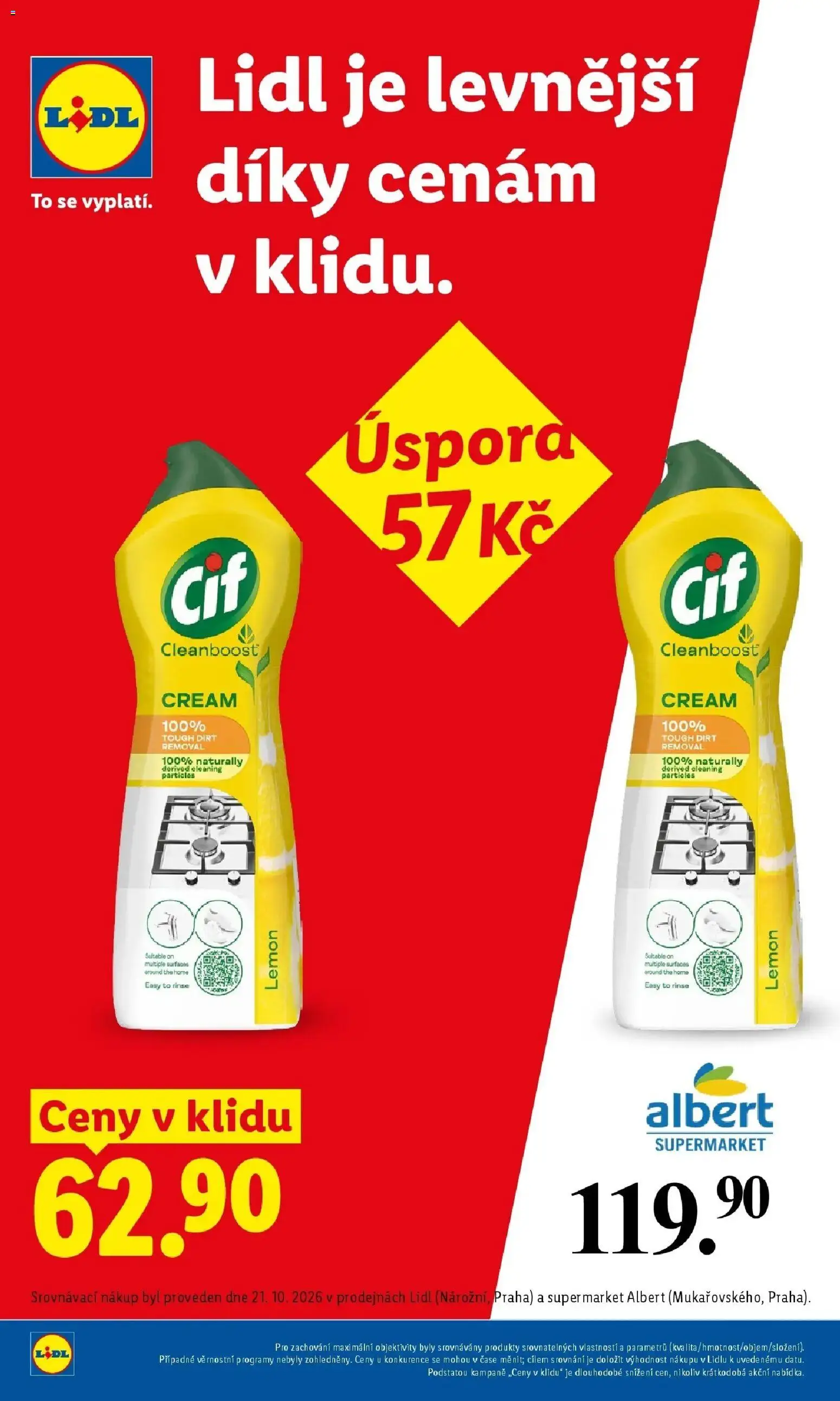 Lidl leták od 29.10.2026 - Nový akční leták | Strana: 4 | Produkty: Cif
