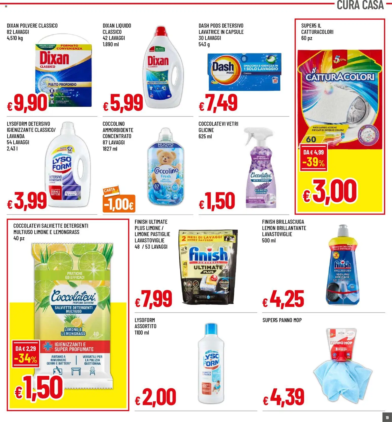Volantino Galassia del 16/07/2026 | Pagina: 19 | Prodotti: Limone, Lavatrice, Lavastoviglie, Lavanda