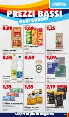 Anteprima del volantino Aldi volantino valido a partire dal 14/09/2026 | Pagina: 7 | Prodotti: Patatine, Tubo, Grissini, Bottiglia