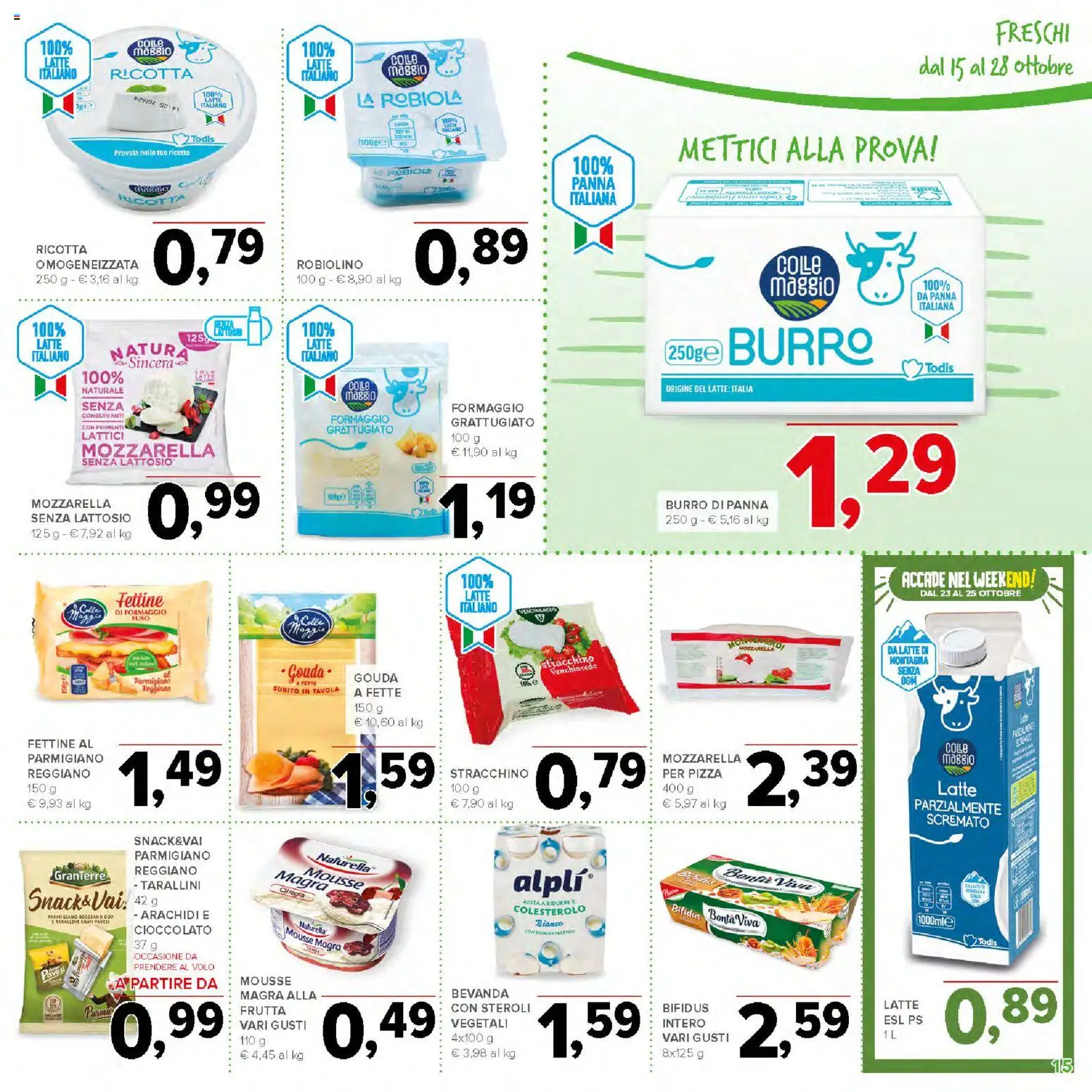 Volantino Todis del 15/10/2026 | Pagina: 15