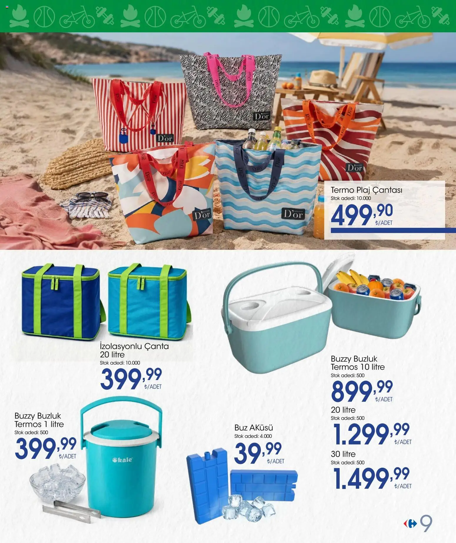 CarrefourSA - Katalog Bu yaz doğruca - 18 Haziran 2026 tarihinden itibaren geçerlidir | Sayfa: 9
