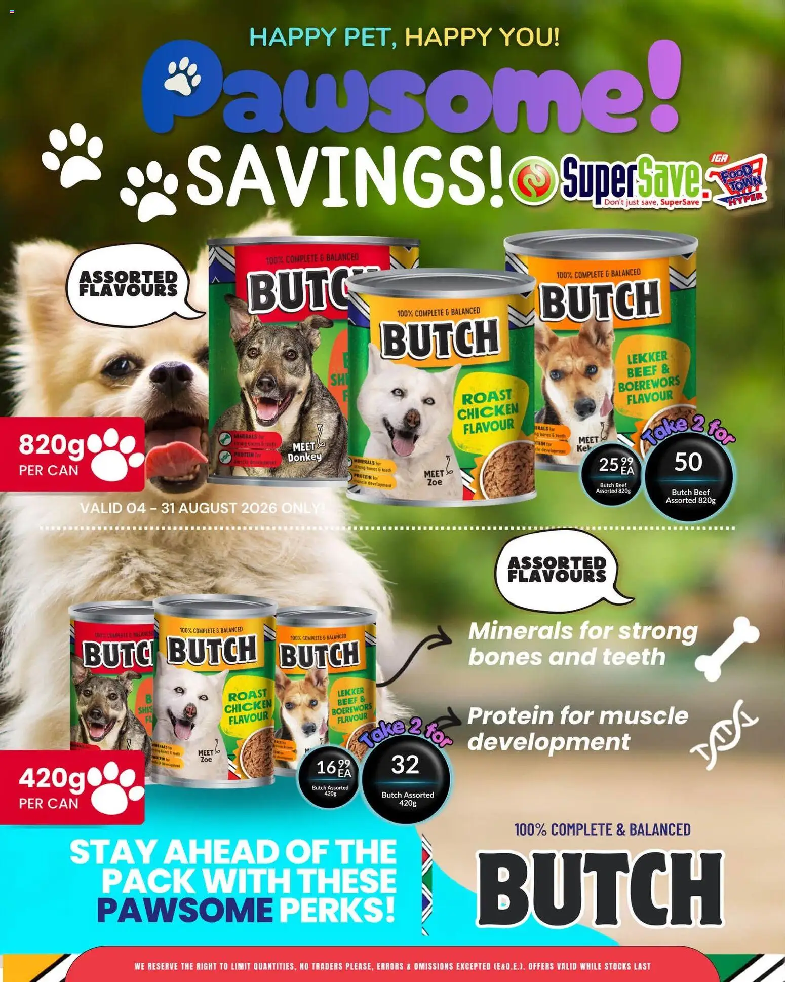 New Super Save catalogue – valid from 04/08/2026 | Page: 7 | Products: Detergente líquido, Boerewors, Chicken, Beef