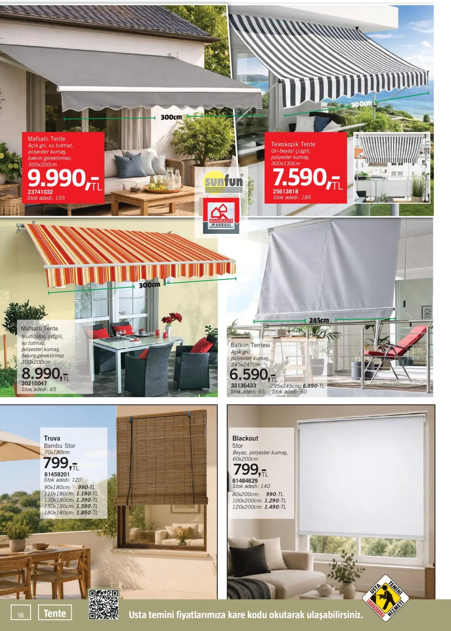 Bauhaus Katalog - 04 Temmuz 2026 tarihinden itibaren geçerlidir | Sayfa: 16 | Ürünler: Su