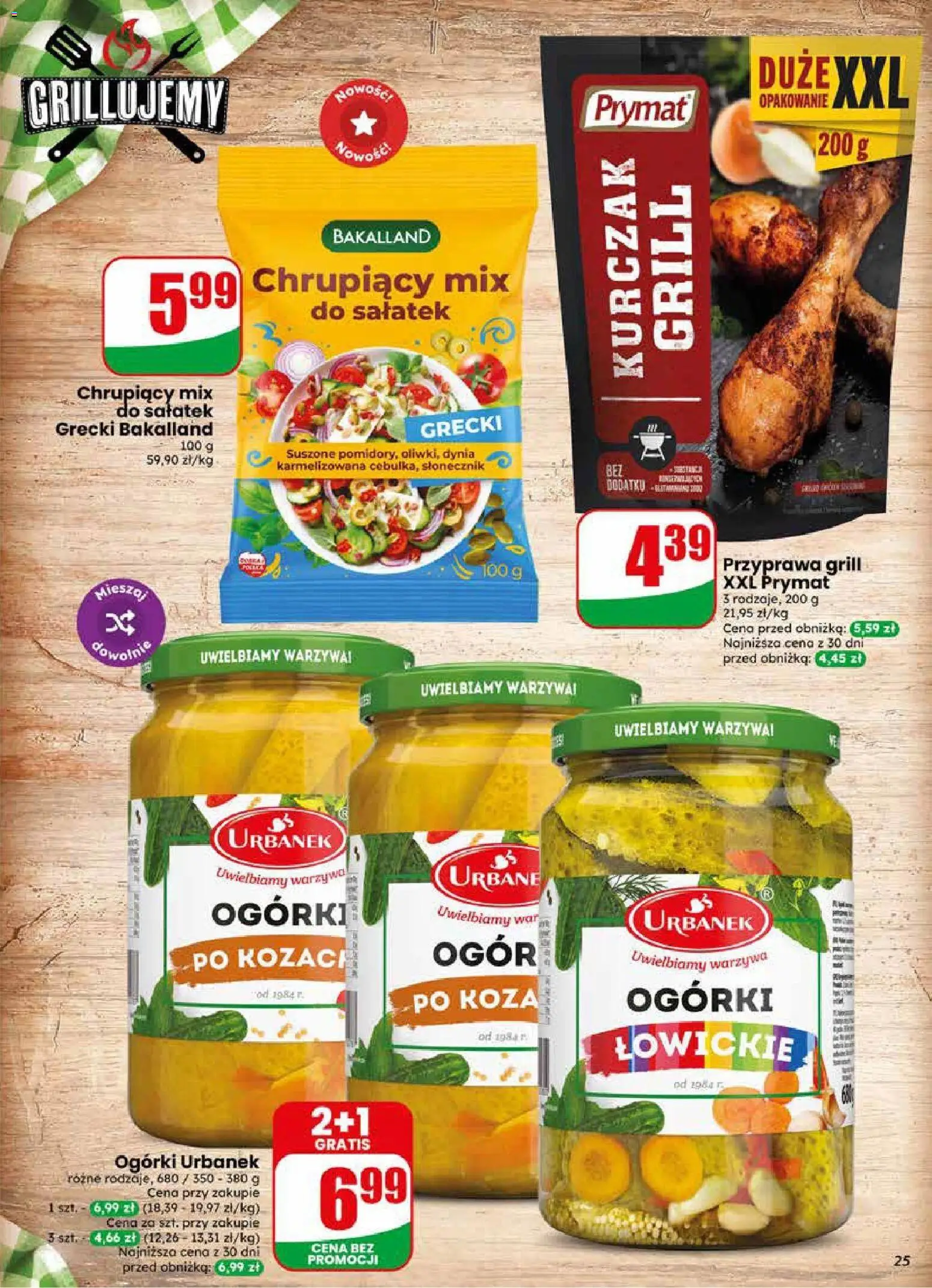 Dino gazetka od 10.06.2026 | Strona: 25 | Produkty: Kurczak, Grill, Słonecznik, Ogórki