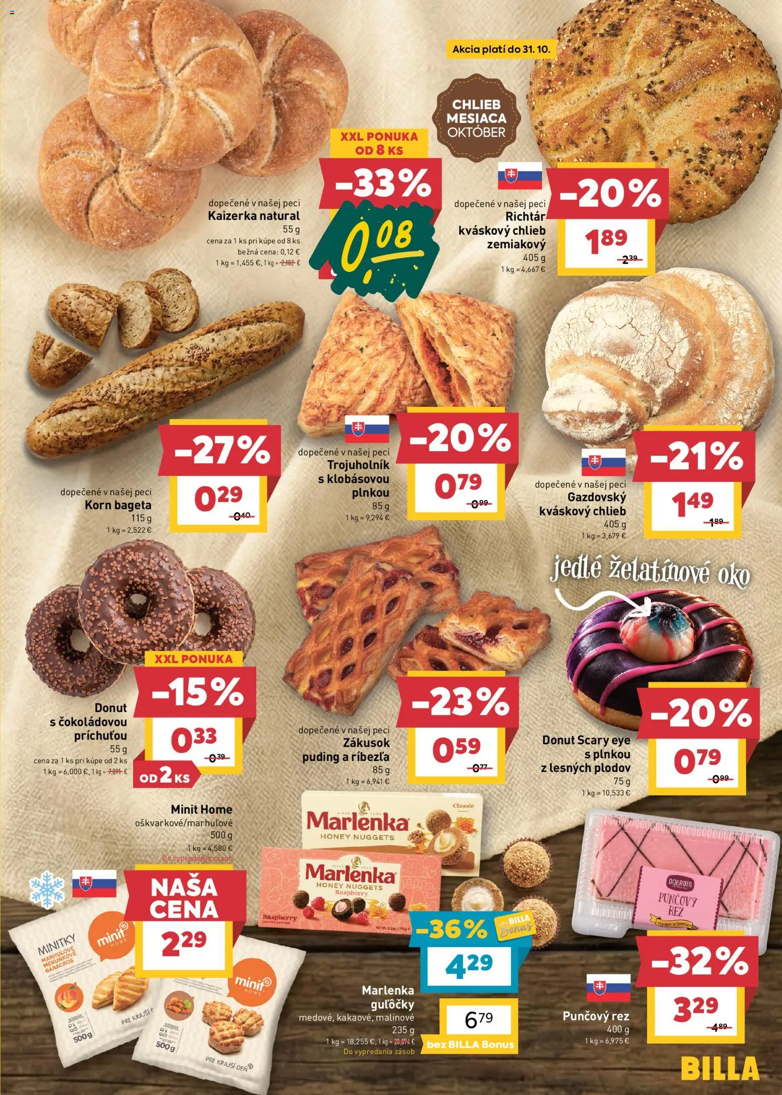 Nové Billa akcie – leták je platný od 28.10.2026 | Strana: 9