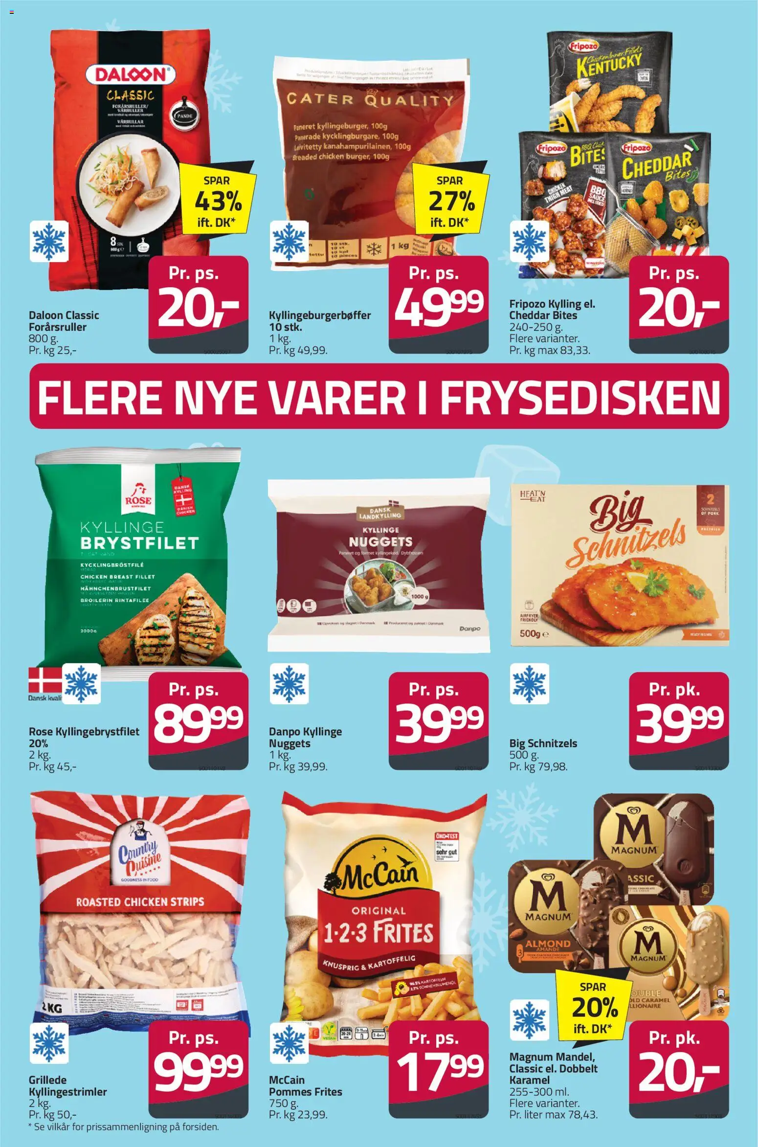 Fleggaard tilbudsavis – gyldig fra 03.06.2026 | Side: 10 | Produkter: Cheddar, Pommes frites, Nuggets