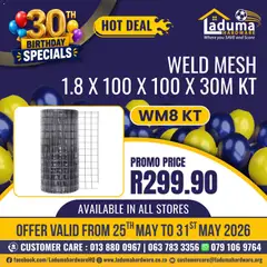 Laduma Hardware specials catalogue – valid from 25.05.2026