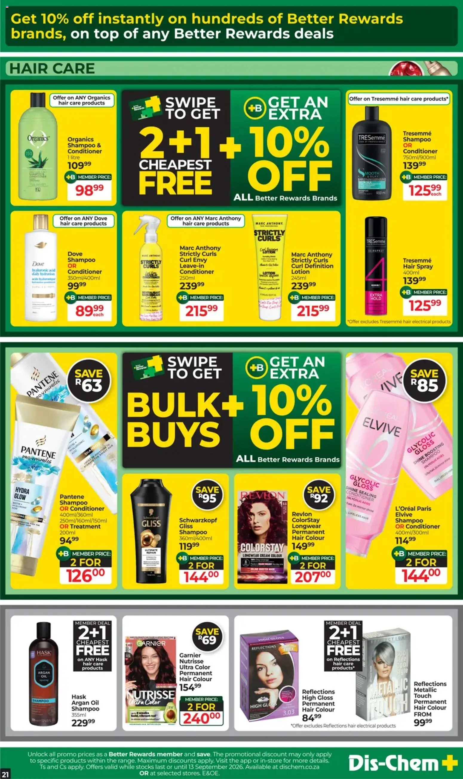 New Dis-Chem catalogue – valid from 11/08/2026 | Page: 18 | Products: Gloss, Mirror, Cream, Lotion