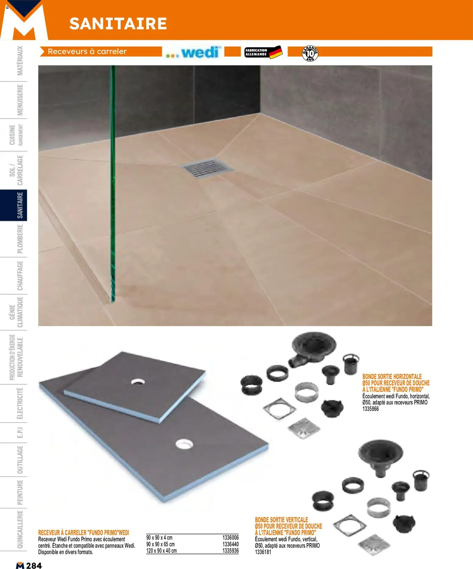 {H1} | Page: 284 | Produits: Douche