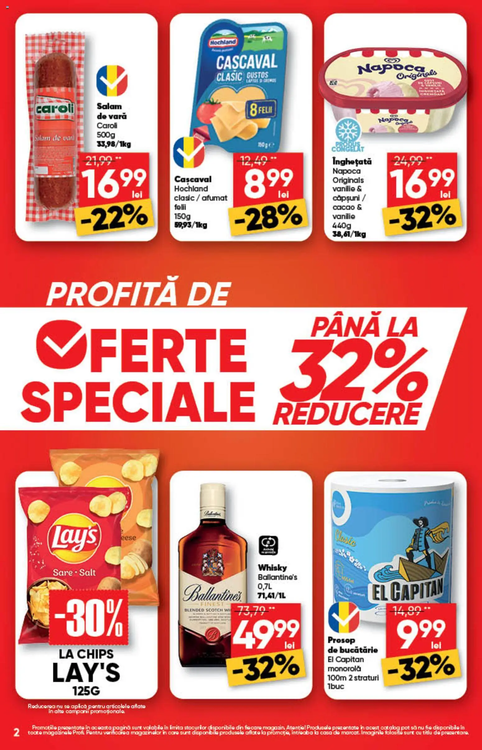 Noul catalog Profi – valabil de la 06.08.2026 | Pagină: 2 | Produse: Bucătărie, Cașcaval, Căpșuni, Cacao